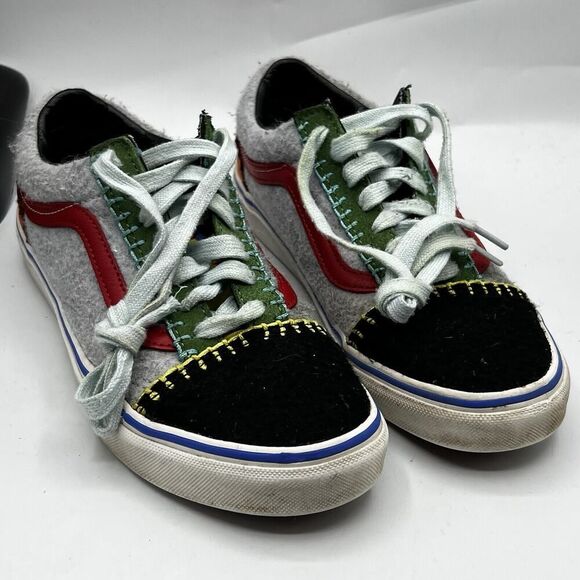 Vans Old Skool Blanket Stitch Multicolor Sneakers Size 6 Men 7.5 Women Skate - Picture 13 of 14